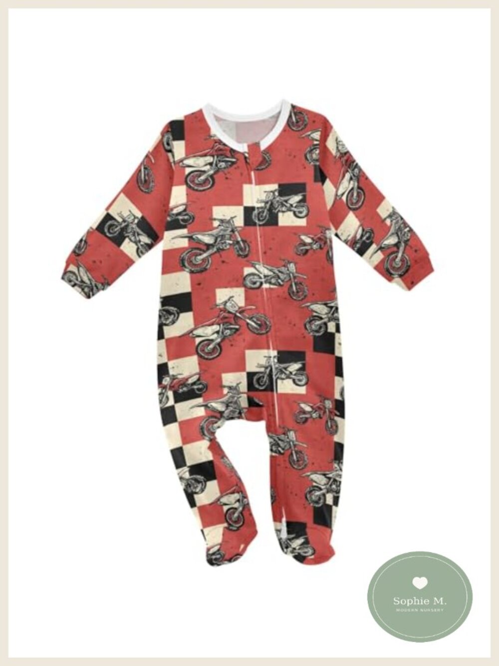 Cotton Baby Footies Zipper Onesie Pajamas Sleepwear Newborn